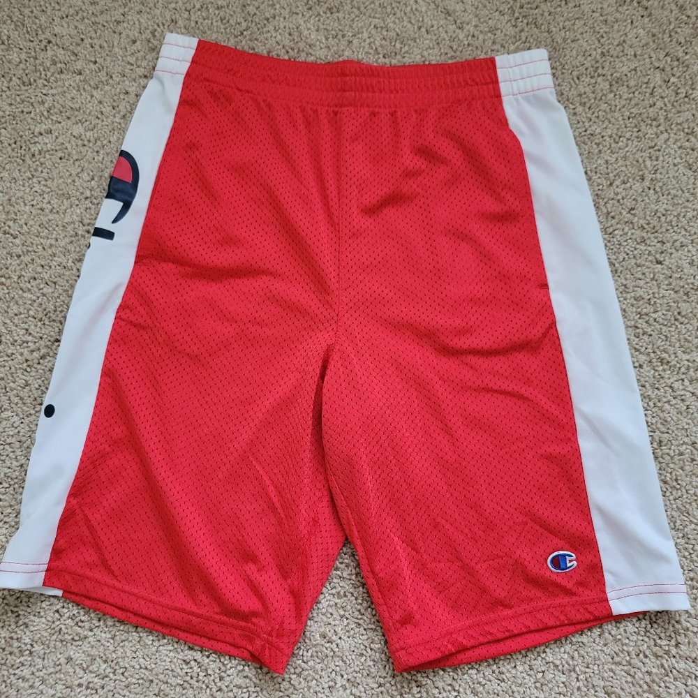 Champion Boys Hertiage Script Mesh Short, Basketball/Soccer size XL